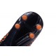 Crampon de Foot Nike Hypervenom Phantom Neymar FG Noir Orange