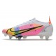 Nike Mercurial Vapor XIV Elite SG-Pro Rubis Argent Metallique