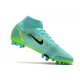 Nike Mercurial Superfly 7 Elite Pro AG Mbappe Gris Vert Or