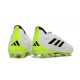 adidas Copa Pure+ FG Chaussures de Foot Blanc Noir Citron Lucide