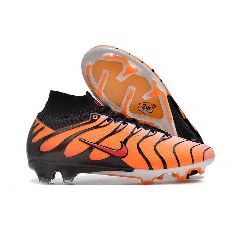 Chaussure Nike Zoom Mercurial Superfly IX Elite FG TN Orange Noir