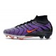 Chaussure Nike Zoom Mercurial Superfly IX Elite FG TN Violet Noir