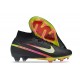 Chaussure Nike Zoom Mercurial Superfly IX Elite FG MR Noir Argentee
