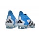 Chaussures adidas Predator Accuracy+ FG Blanc Bleu Noir