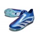 Chaussures adidas Predator Accuracy+ FG Royal Vif Blanc Bleu Bonheur