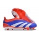 Crampons adidas Predator Elite LL FG Bleu Blanc Rouge
