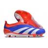 Crampons adidas Predator Elite LL FG Bleu Blanc Rouge