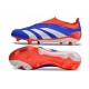 Crampons adidas Predator Elite LL FG Bleu Blanc Rouge