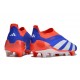 Crampons adidas Predator Elite LL FG Bleu Blanc Rouge