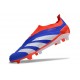 Crampons adidas Predator Elite LL FG Bleu Blanc Rouge