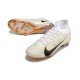 Chaussure Nike Zoom Mercurial Superfly IX Elite FG Blanc Or Noir
