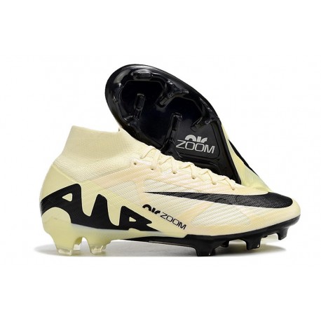 Chaussure Nike Zoom Mercurial Superfly IX Elite FG Mad Ready - Lemonade Noir