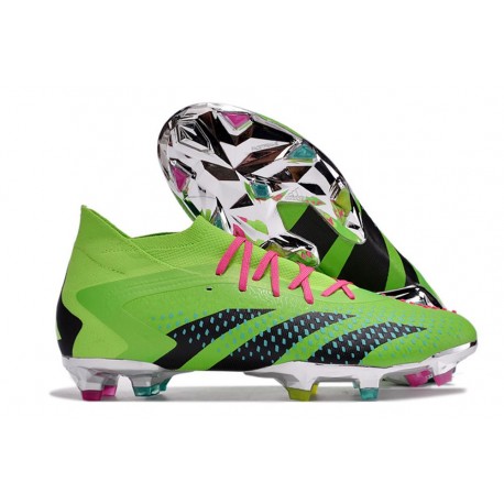 adidas Predator Accuracy.1 FG Crampons Vert Noir Rouge