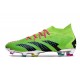 adidas Predator Accuracy.1 FG Crampons Vert Noir Rouge