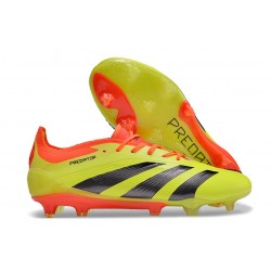 adidas Predator Elite FG Neuf Jaune Noir Rouge