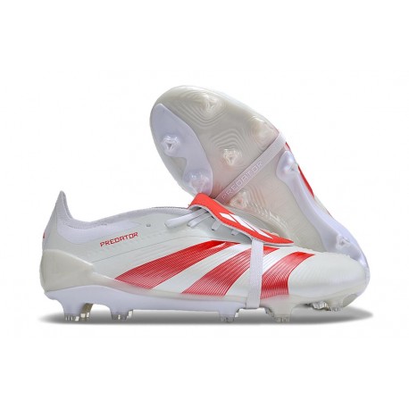 Chaussure adidas Predator FT Elite FG Blanc Rouge