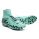 Nike HyperVenom Phantom 2 FG Chaussures de football Vert Noir Gris