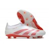 Crampons adidas Predator Elite LL FG Blanc Rouge