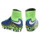 Nike HyperVenom Phantom II FG Football bottes pour hommes Bleu Lagon Blanc Volt Noir