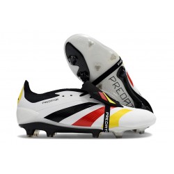 Chaussure adidas Predator FT Elite FG Blanc Noir Rouge Jaune