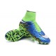 Nike HyperVenom Phantom II FG Football bottes pour hommes Bleu Lagon Blanc Volt Noir