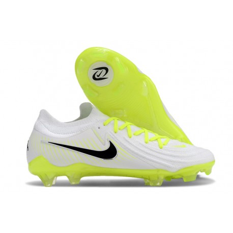 Crampon Nike Phantom GX II Elite FG Blanc Vert Noir