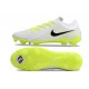 Crampon Nike Phantom GX II Elite FG Blanc Vert Noir