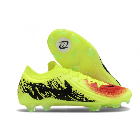 Crampon Nike Phantom GX II Elite FG Jaune Noir Rouge