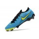Crampon Nike Phantom GX II Elite FG Bleu Jaune