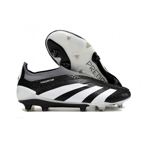 Crampons adidas Predator Elite LL FG Noir Blanc