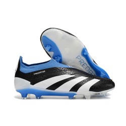 Crampons adidas Predator Elite LL FG Noir Blanc Bleu