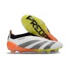 Crampons adidas Predator Elite LL FG Blanc Noir Orange