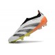 Crampons adidas Predator Elite LL FG Blanc Noir Orange