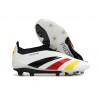 Crampons adidas Predator Elite LL FG Blanc Noir Rouge Jaune