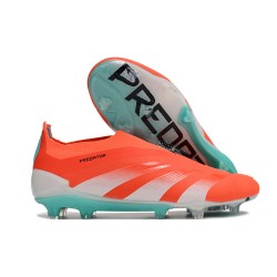 Crampons adidas Predator Elite LL FG Rouge Blanc Bleu