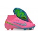 Nike Mercurial Superfly 7 Elite DF FG x Mbappe Rose Blanc Noir