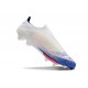 Crampons Adidas F50+ Laceless FG Advancement - Blanc Rouge Bleu