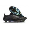 Crampons Adidas F50+ Laceless FG Dark Spark - Noir Argenté Doré
