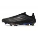Crampons Adidas F50+ Laceless FG Dark Spark - Noir Argenté Doré
