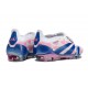 adidas Predator Foldover Tongue Elite FG Blanc Ftwr Bleu Solaire Rose Solaire