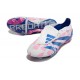adidas Predator Foldover Tongue Elite FG Blanc Ftwr Bleu Solaire Rose Solaire