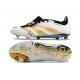 adidas Predator Foldover Tongue Elite FG Blanc Ftwr Or Métallique