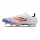 Adidas F50 Elite Sans Lacets FG Advancement - Blanc Bleu Rouge 