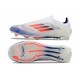Adidas F50 Elite Sans Lacets FG Advancement - Blanc Bleu Rouge 