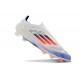 Adidas F50 Elite Sans Lacets FG Advancement - Blanc Bleu Rouge 