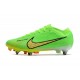 Nike Mercurial Vapor 13 Elite FG Mbappe Gris Vert Or