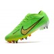 Nike Mercurial Vapor 13 Elite FG Mbappe Gris Vert Or