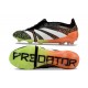 adidas Predator Foldover Tongue Elite FG Noir Blanc Orange Vert