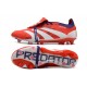 adidas Predator Foldover Tongue Elite FG Rouge Blanc