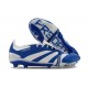 adidas Predator Foldover Tongue Elite FG Bleu Blanc